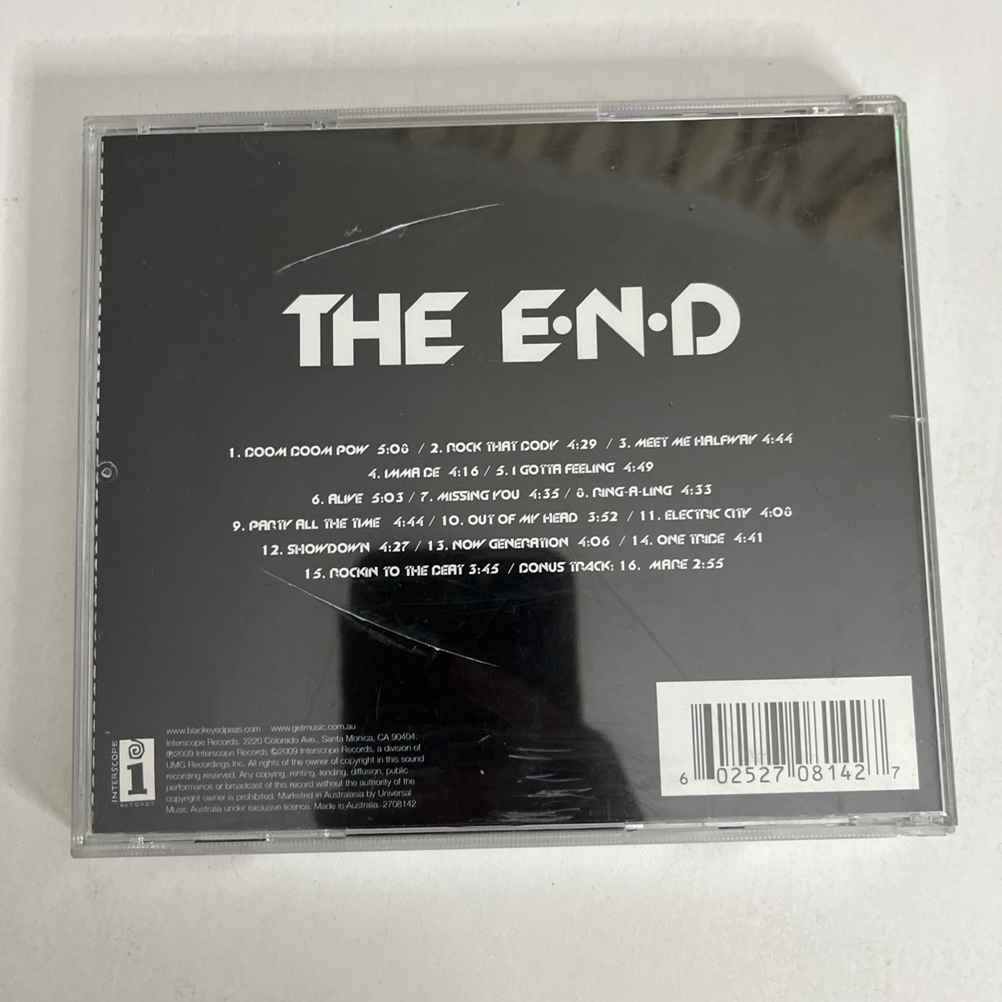 Black Eyed Peas – The E·N·D (CD, 2009) Album 2708142