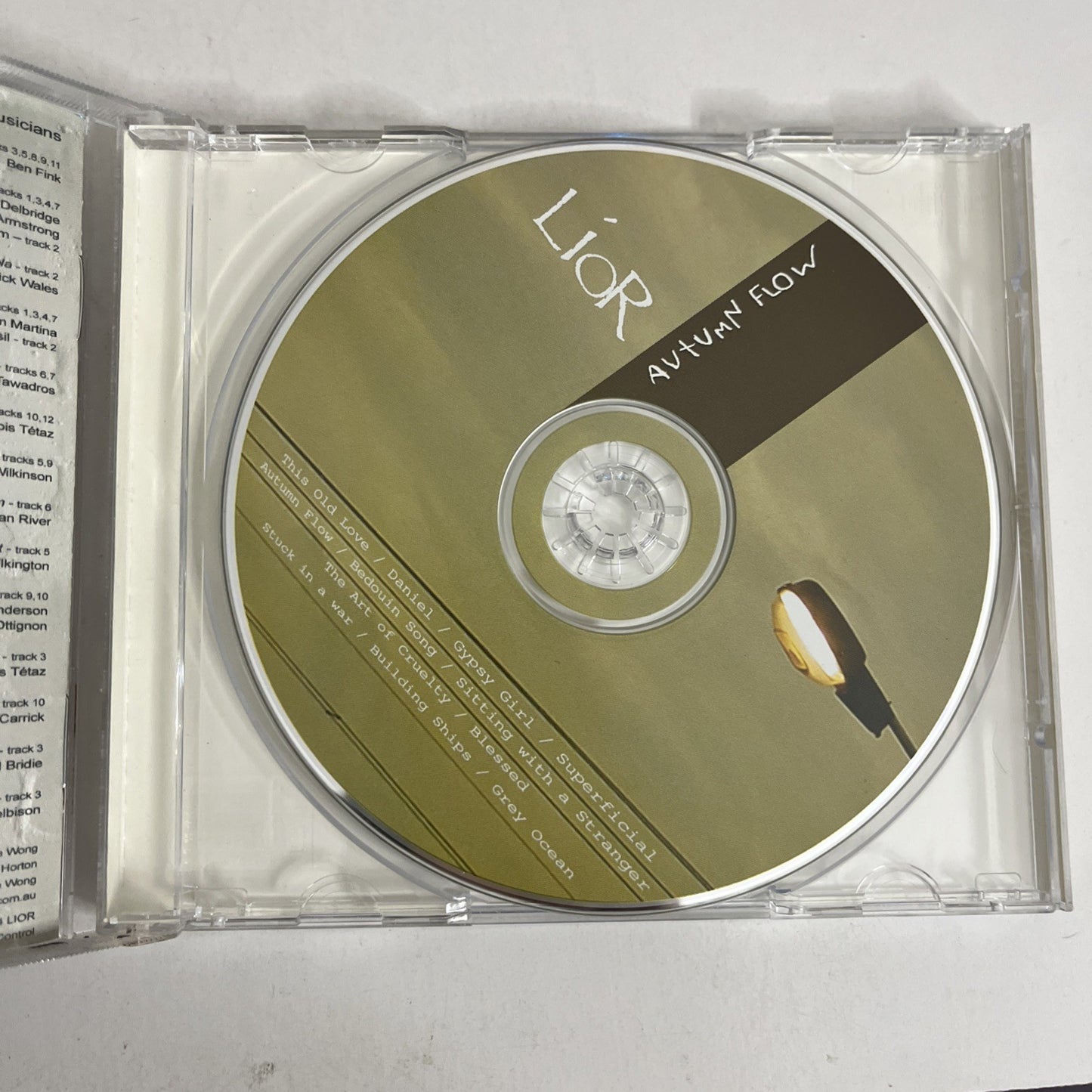 Lior – Autumn Flow (CD, 2004) Australia SENSOCD444
