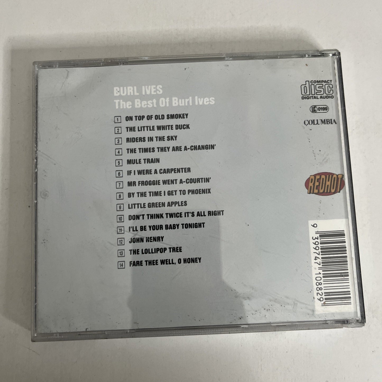 Burl Ives – The Best Of Burl Ives (CD, 1992) Australia 471088 2