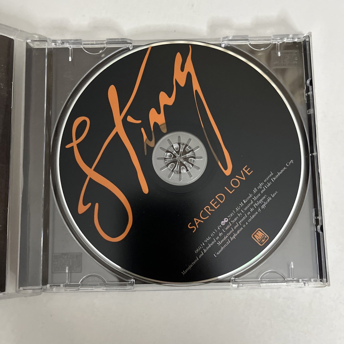 Sting – Sacred Love (CD, 2003) Australia 9860534