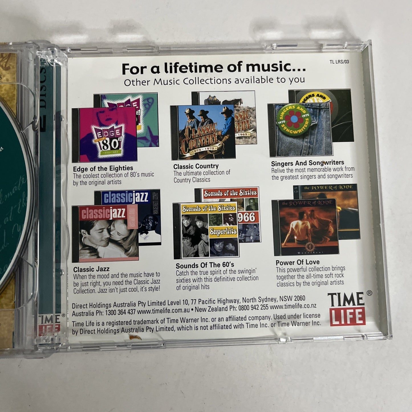 Various – Lifetime Of Romance - Falling In Love (CD, 2004) 2-Disc TL LRS/03
