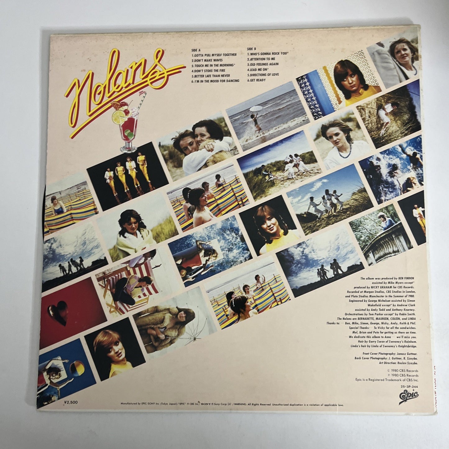 The Nolans – Making Waves (Vinyl, 1980) Japan 25・3P-244