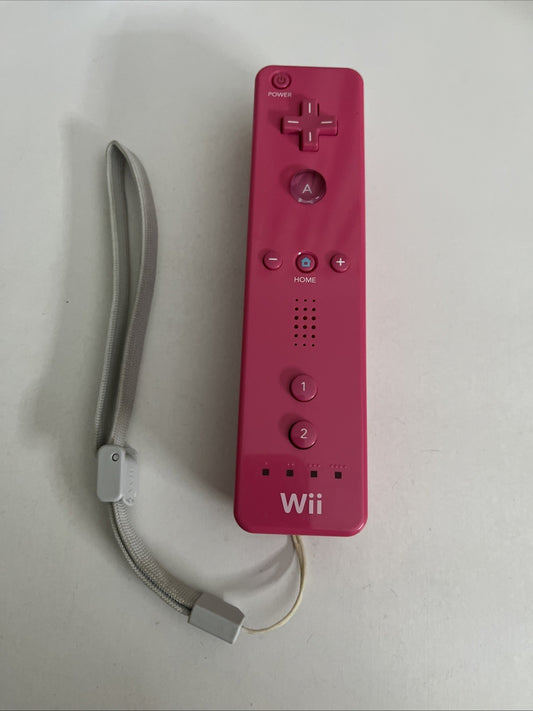 Genuine Official Nintendo Wii Wiimote Pink Remote Controller