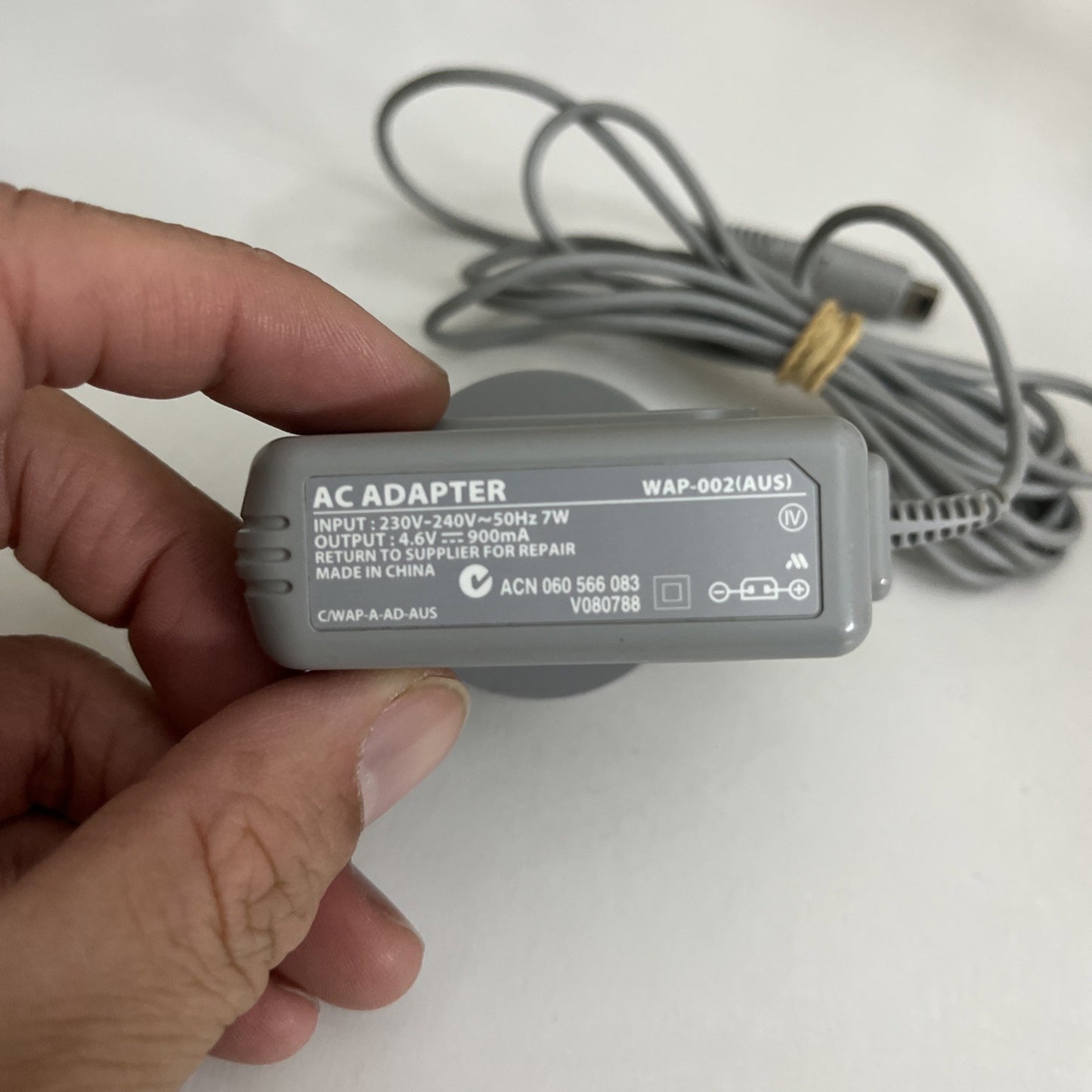 Official Nintendo 3DS/2DS/DSi Charger WAP-002(AUS) Genuine Aus Power Supply