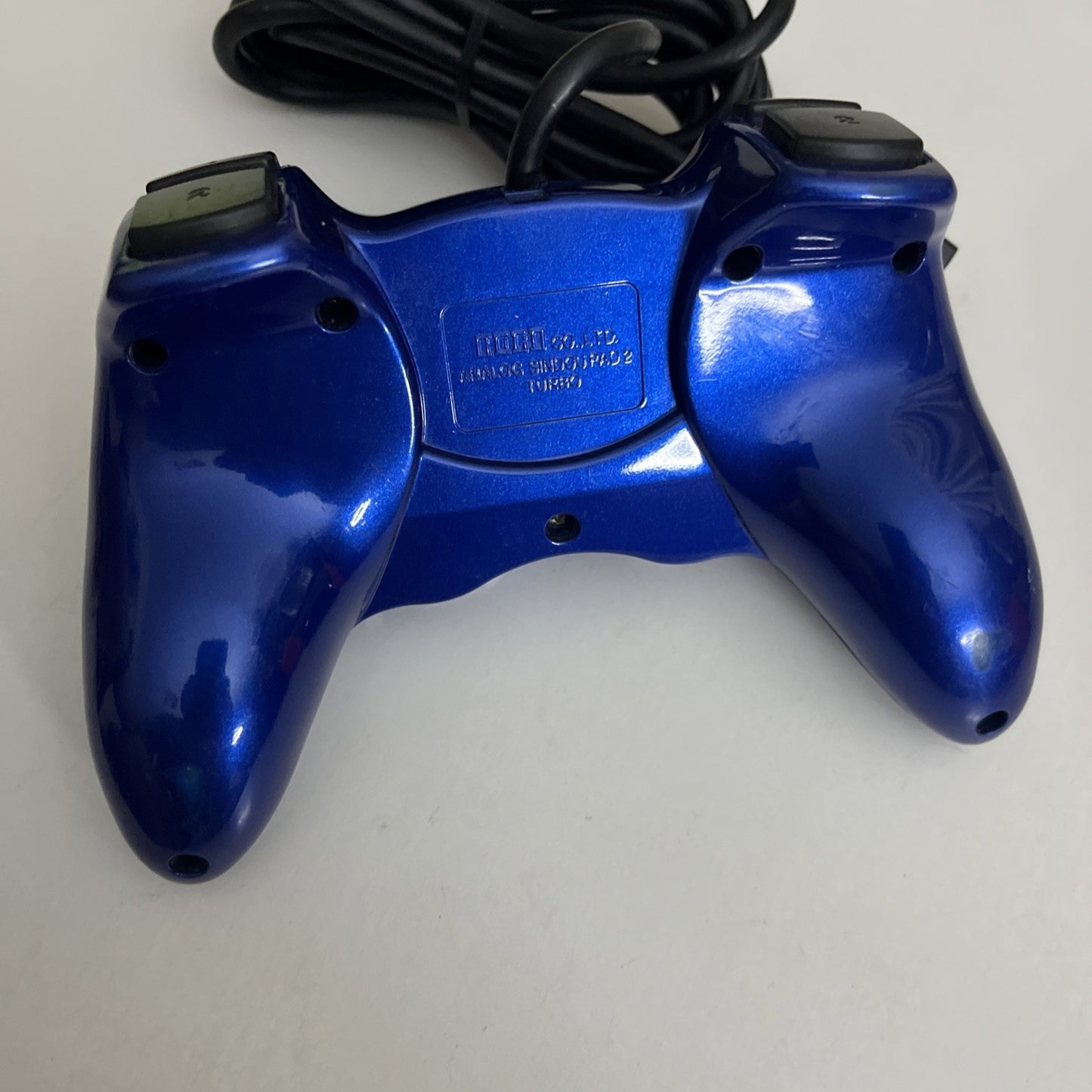 Hori PS2 Analog SindouPad 2 Fighting PlayStation Controller Blue Turbo Function