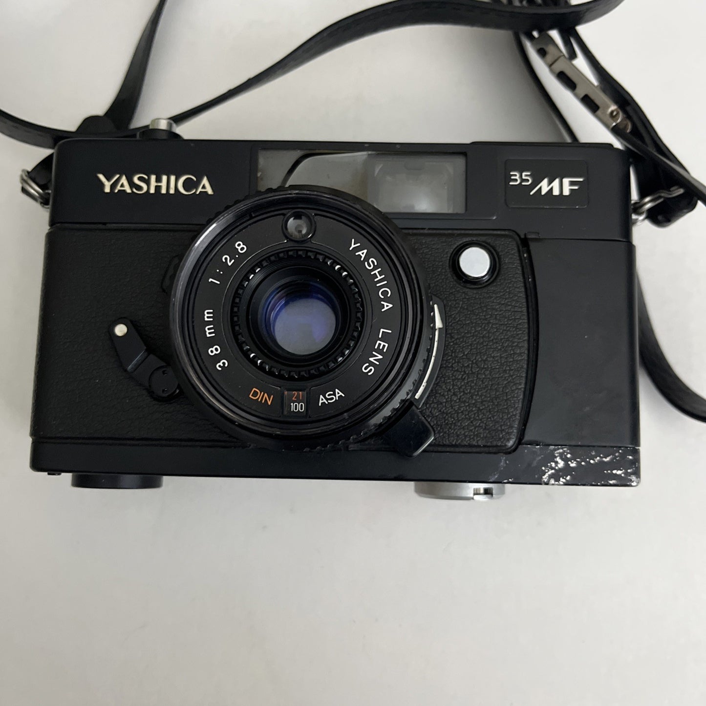 Yashica 35MF 35mm Film Camera *For Parts Corroded Battery Compartment