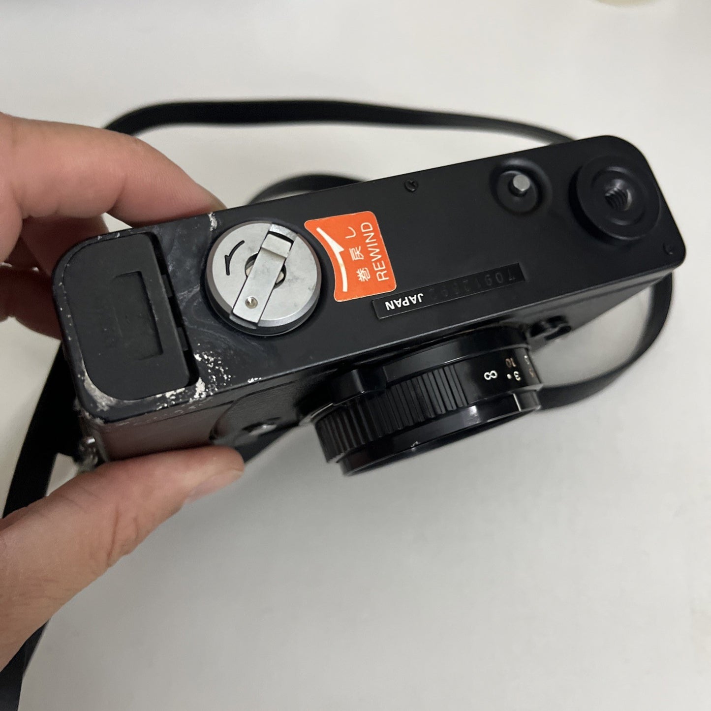 Yashica 35MF 35mm Film Camera *For Parts Corroded Battery Compartment