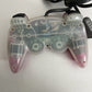 Hori PlayStation PS2 PS1 Analog Sindou Fighting Controller Red Clear