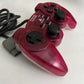 Hori PlayStation PS2 PS1 Analog Sindou Fighting Controller Red Clear
