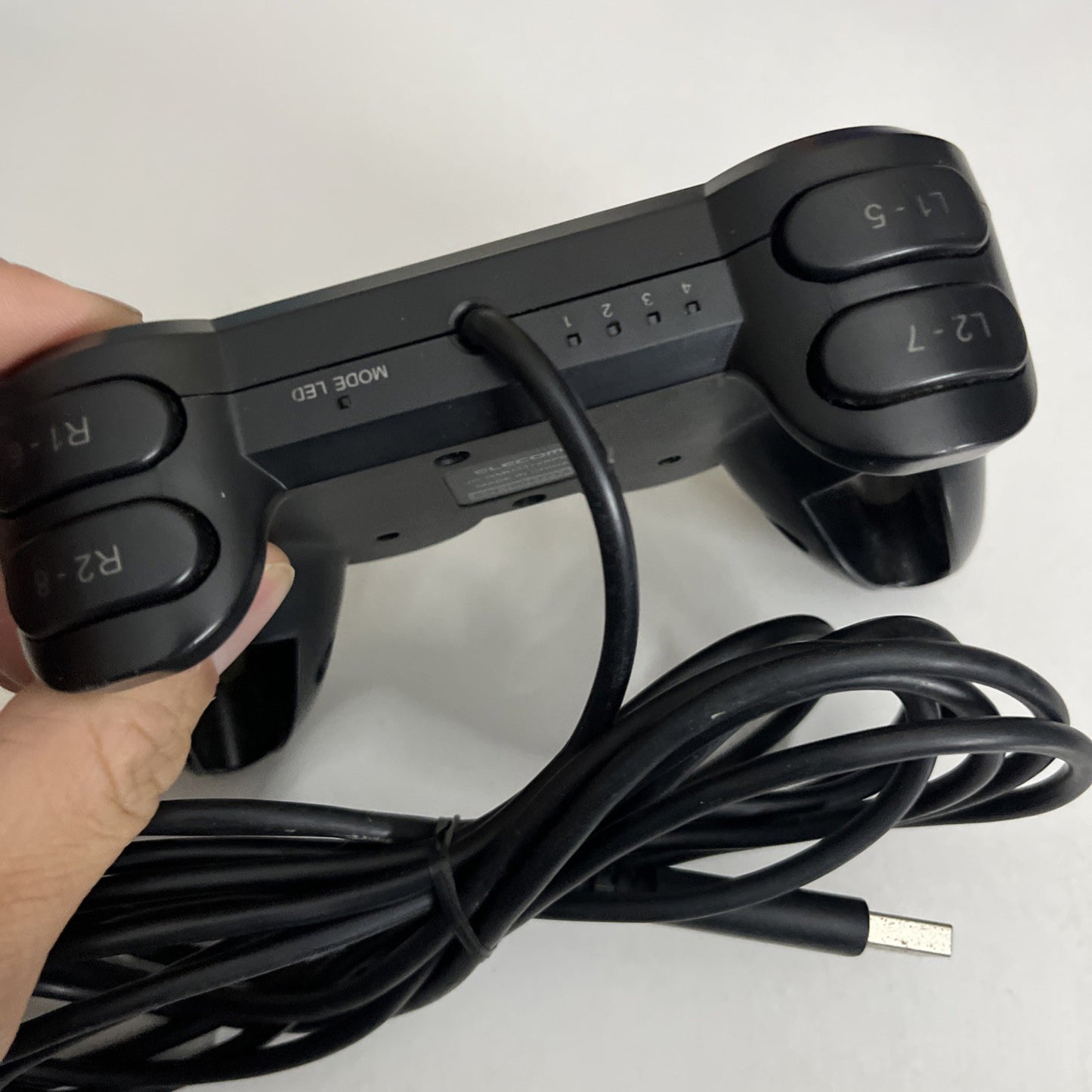 Elecom PlayStation PS3 PC Controller Autofire Wired USB JC-GMU3312SPBK