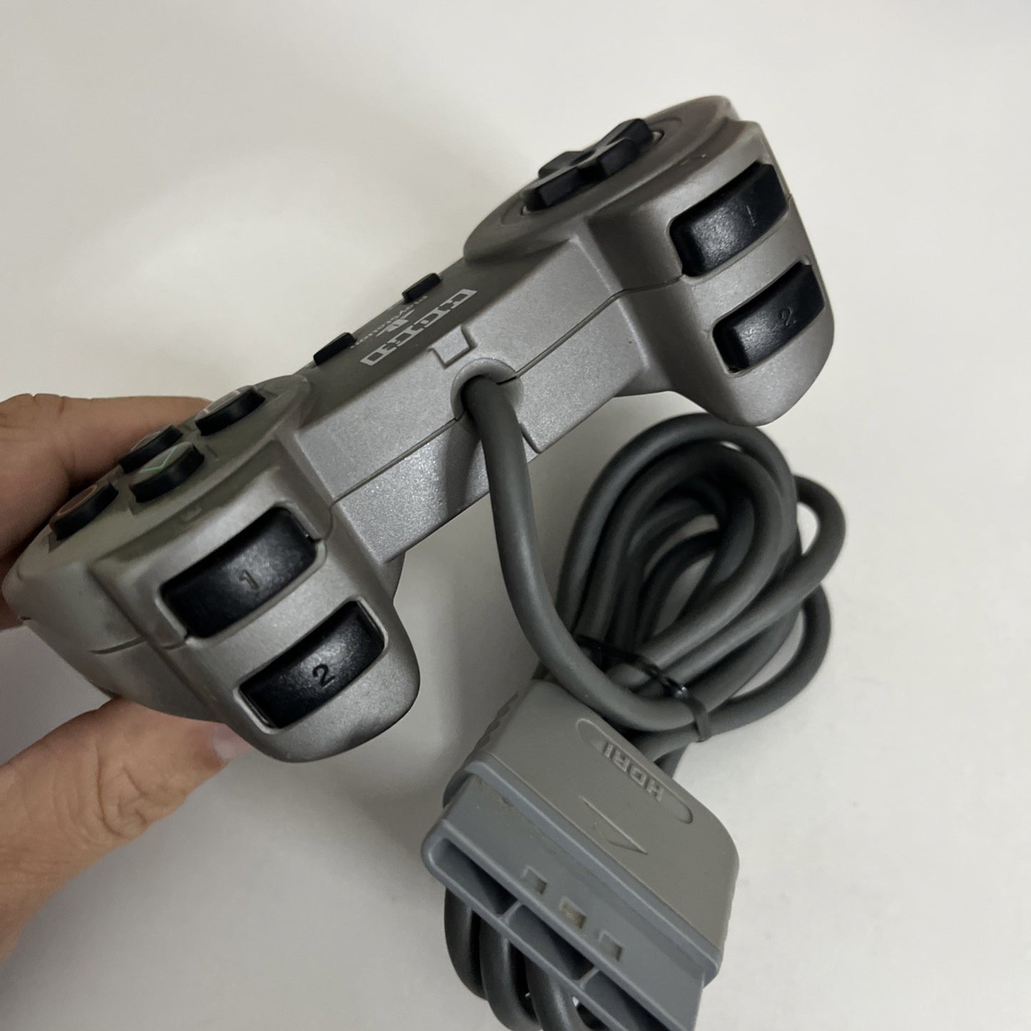 Hori Horipad II Sony PlayStation PS1 Controller Gamepad Grey