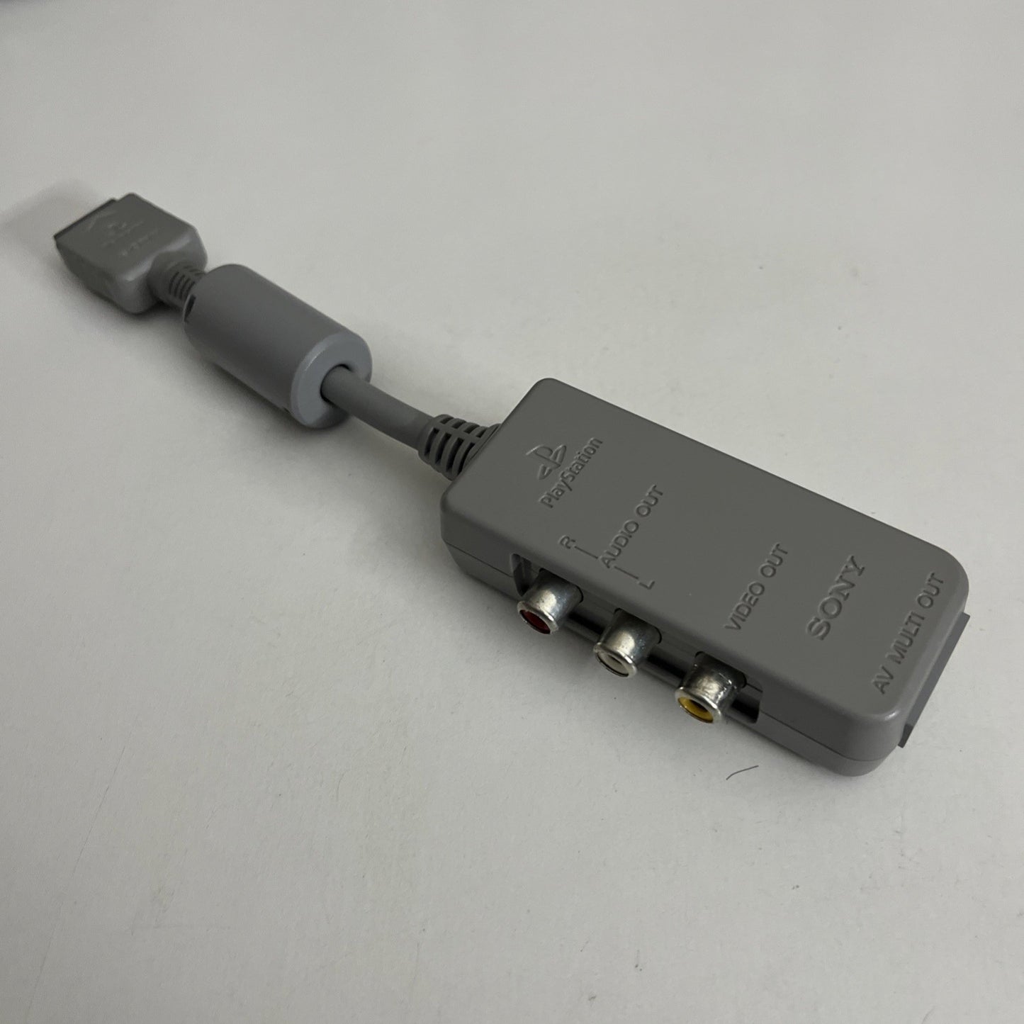 Official Genuine Sony PlayStation AV Multi Out Adapter SCPH-1100 For PS1 PS2 PS3