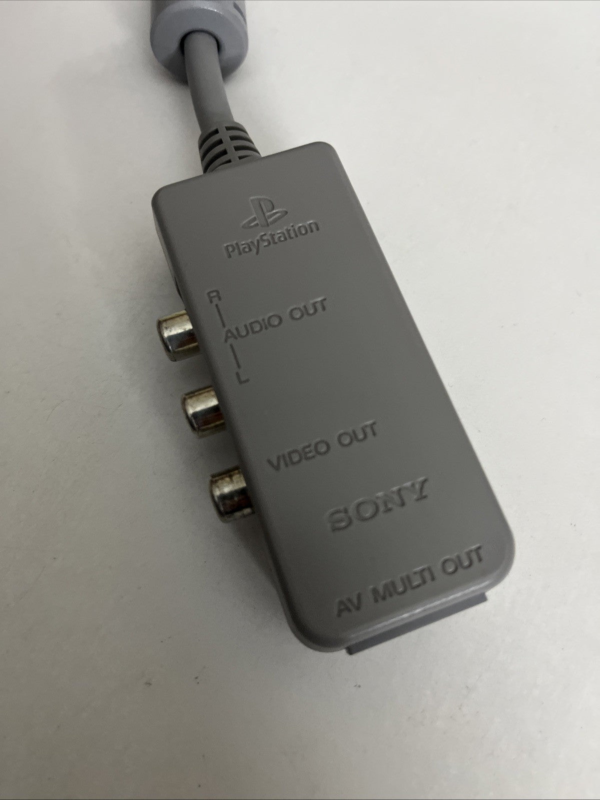 Official Genuine Sony PlayStation AV Multi Out Adapter SCPH-1100 For PS1 PS2 PS3