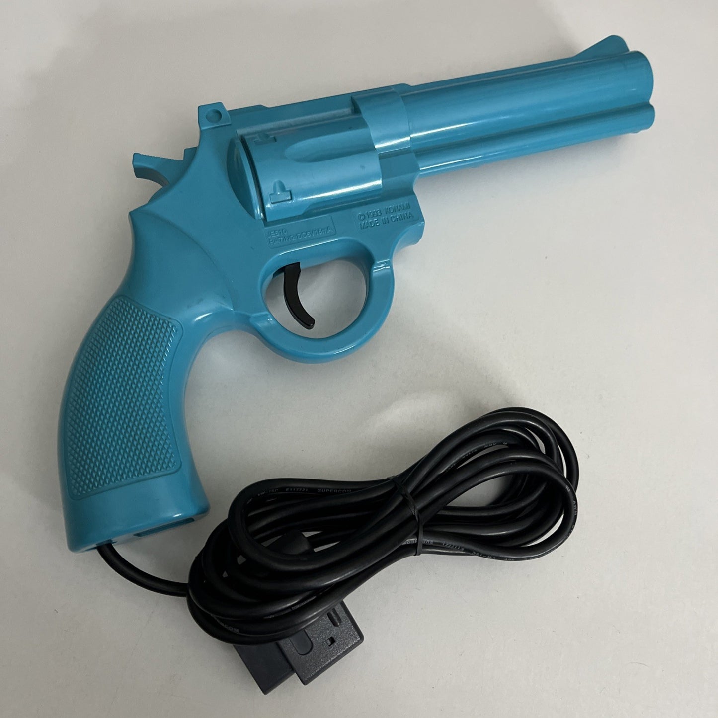 Konami Justifier Light Gun Controller For Super Nintendo SNES Blue JE510 1993