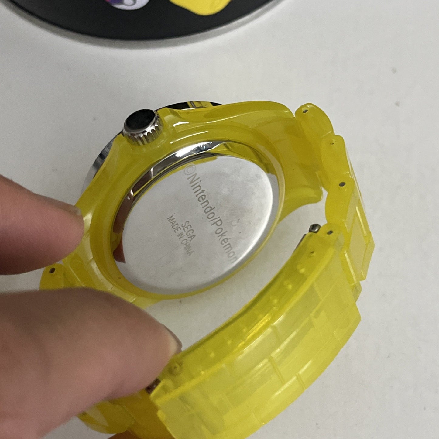 Official Pikachu Pokemon Wristwatch Yellow Analog Watch 1025009  NEW