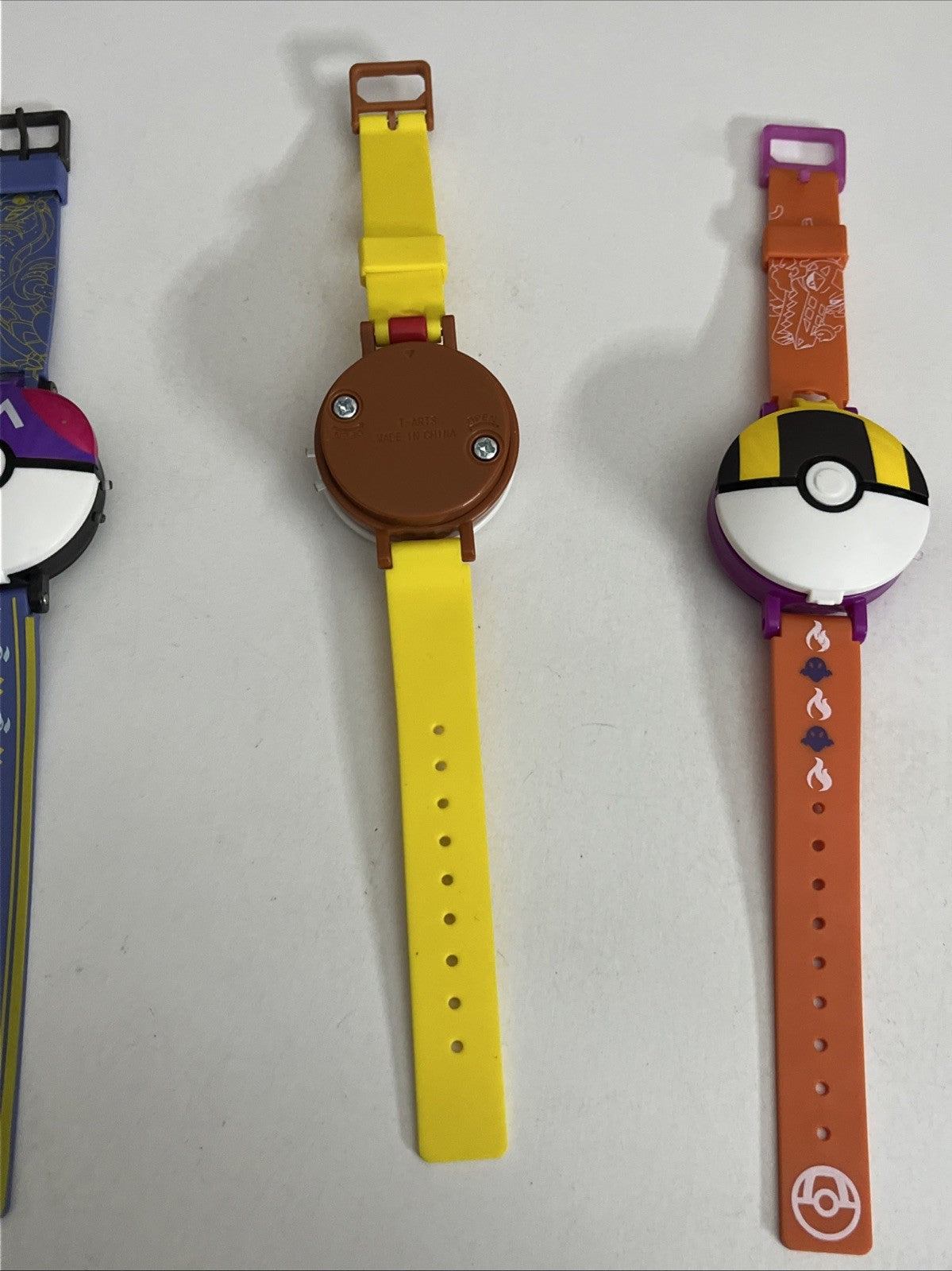 3x Official Pokemon Watches Miraidon, Pikachu, Skeledirge For Kids