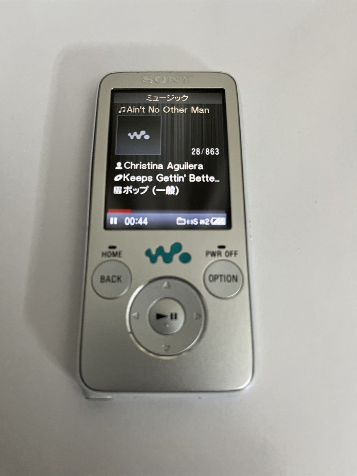 Sony Walkman Media 4GB MP3 ATRAC3 AAC Player NW-S636F Active Portable Speakers