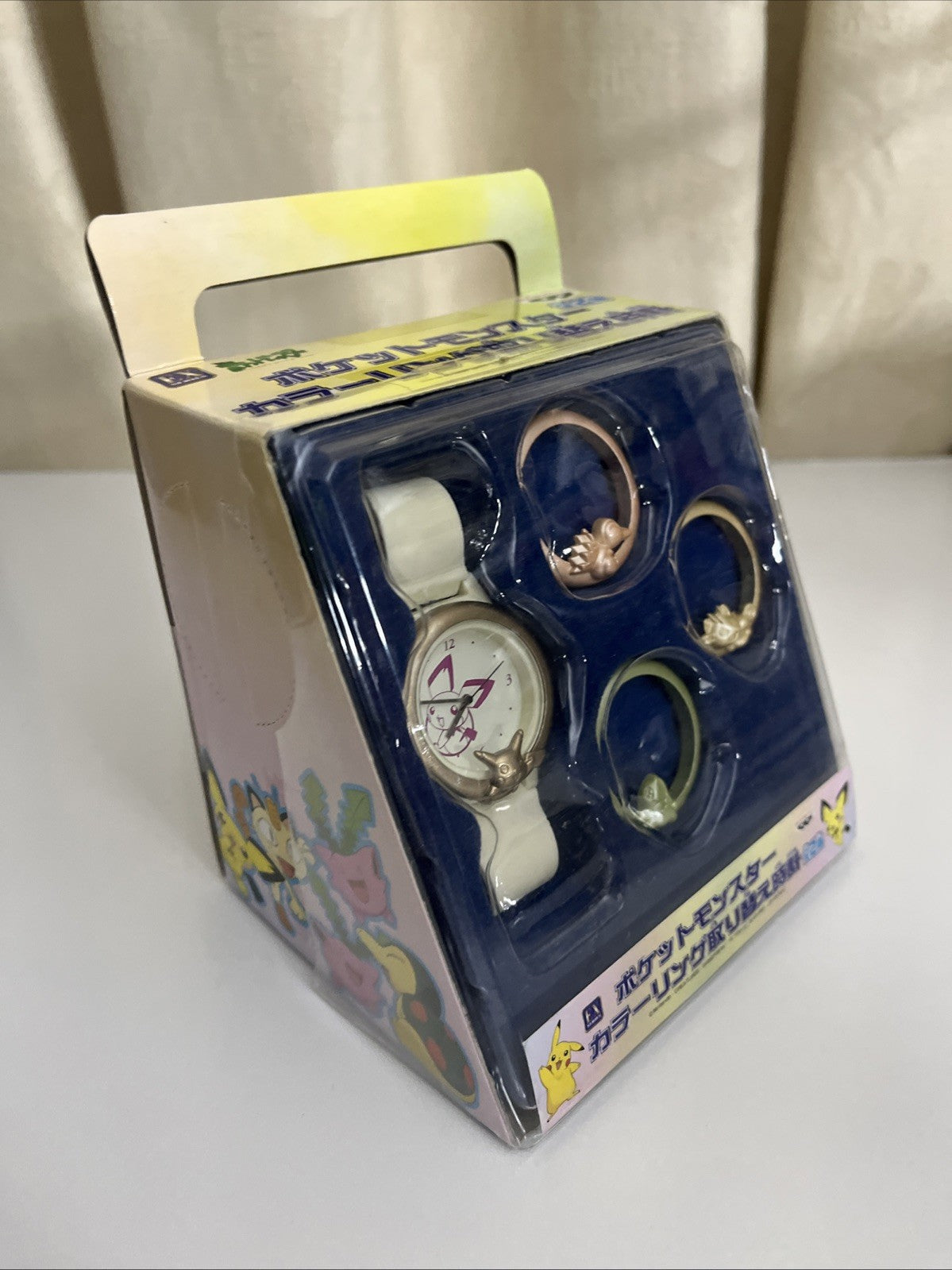 Banpresto Pokemon Color Ring Watch Interchangeable Faces Japan 2001 NEW 71504