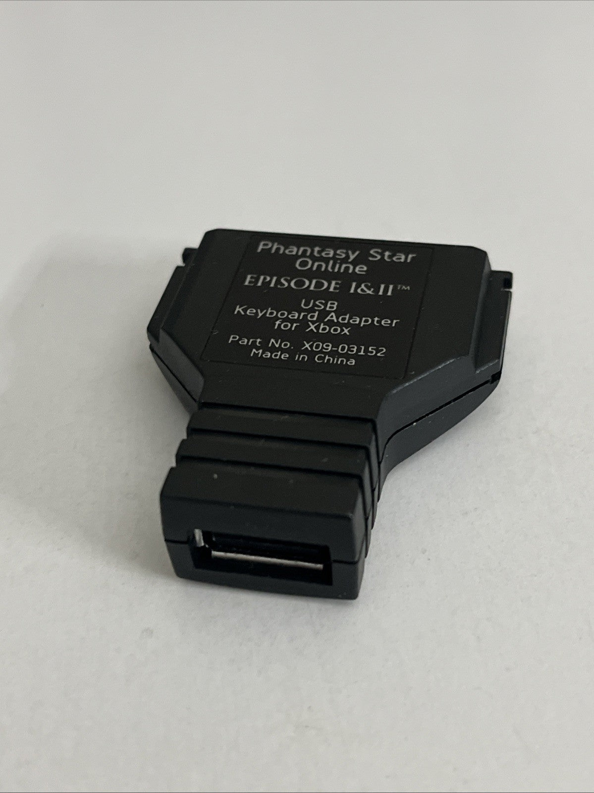 Phantasy Star Online Episode I&II USB Keyboard Adapter XBOX Original X09-03152