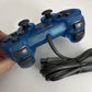 Genuine Sony PlayStation PS1 PS2 Dual Shock Controller Clear Blue SCPH-1200