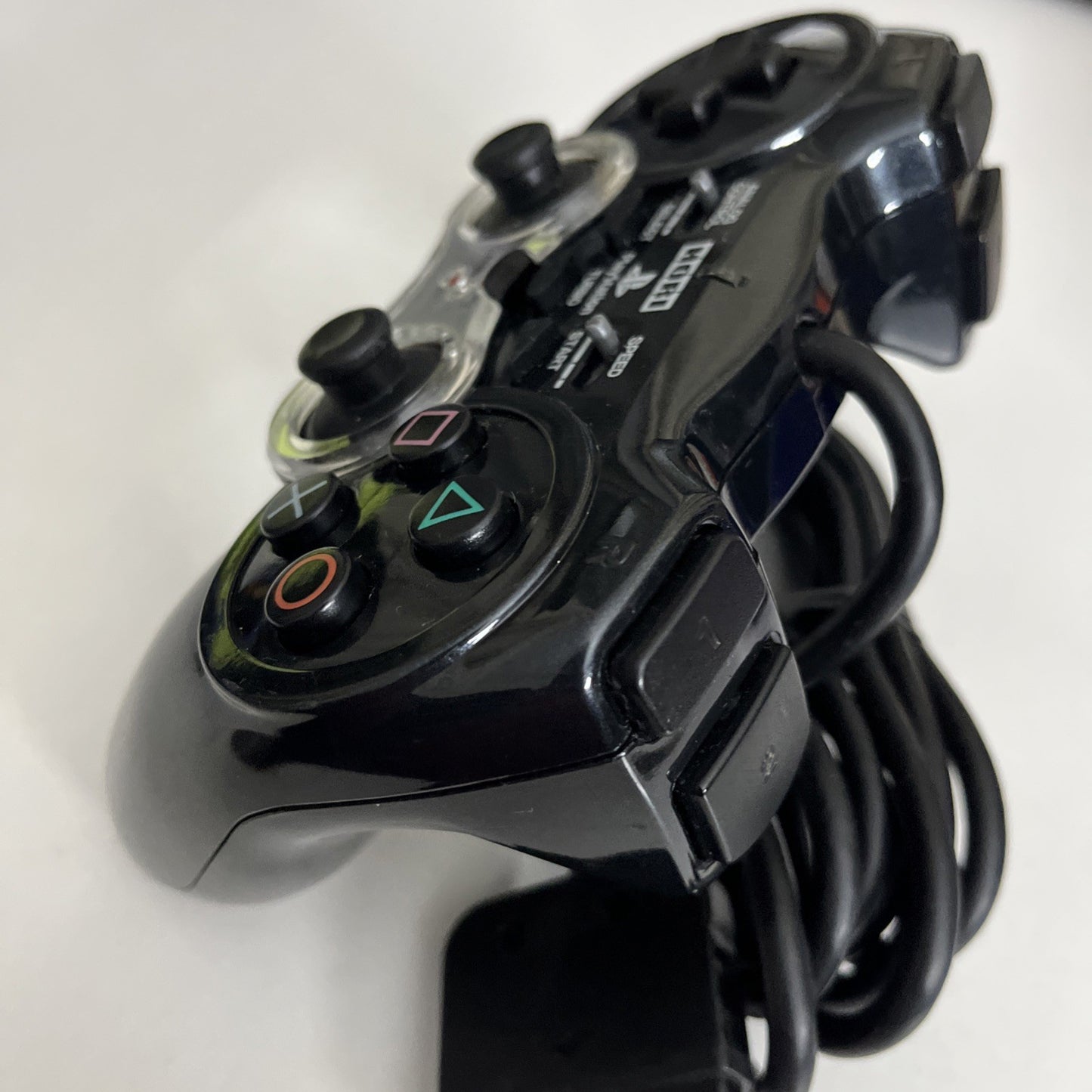 Hori Analog Sindou Pad 2 Turbo Sony PlayStation Controller Black For PS2 PS1