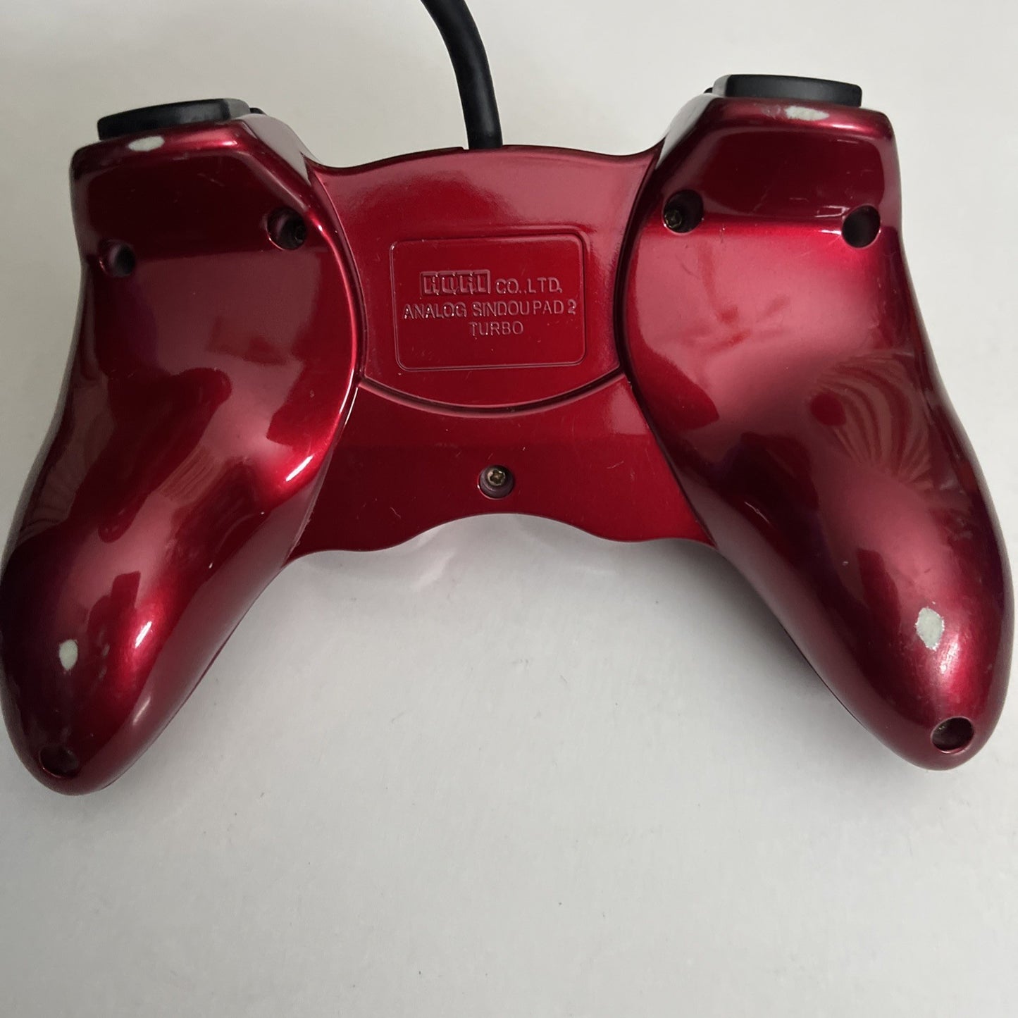 Hori Analog Sindou Pad 2 Turbo Sony PlayStation Controller Red For PS2 PS1