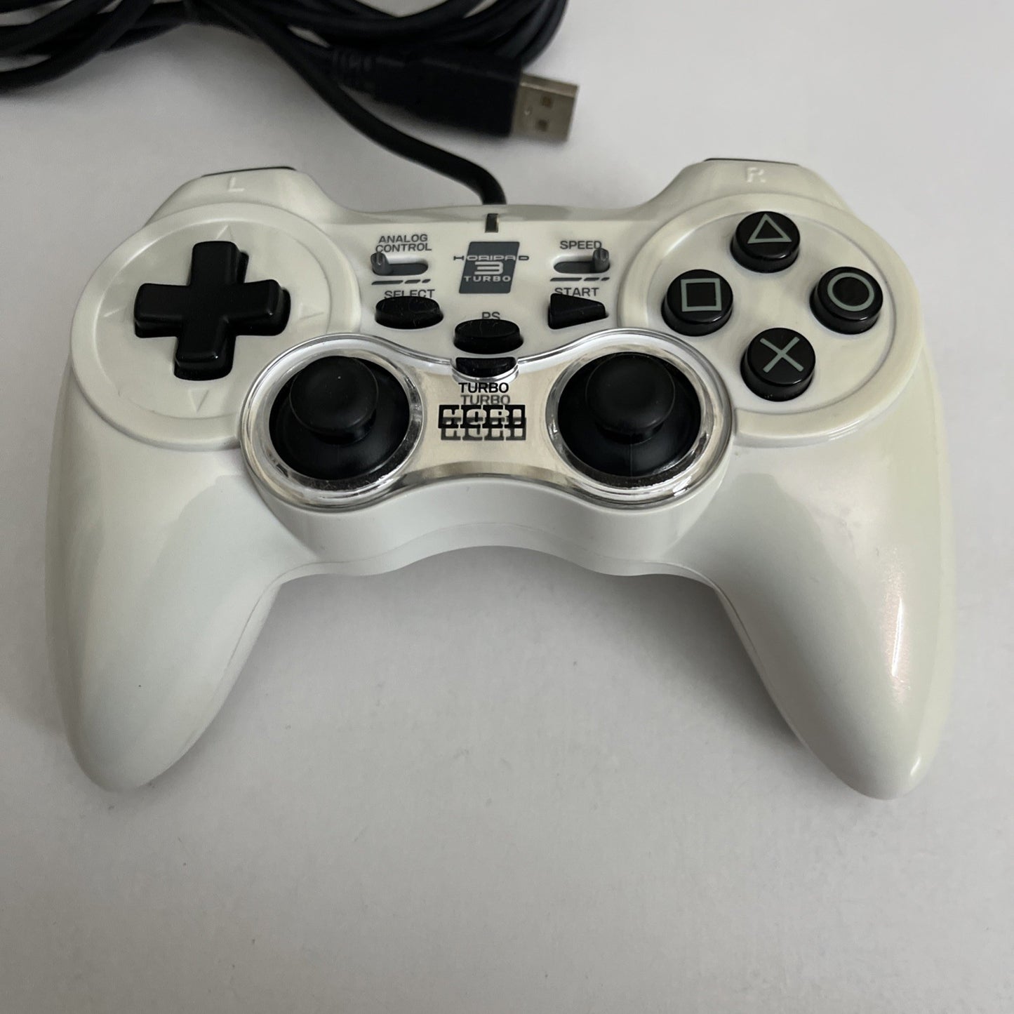 Hori Sony PS3 Horipad 3 Turbo PS3 PlayStation 3 Controller Rapid Fire White