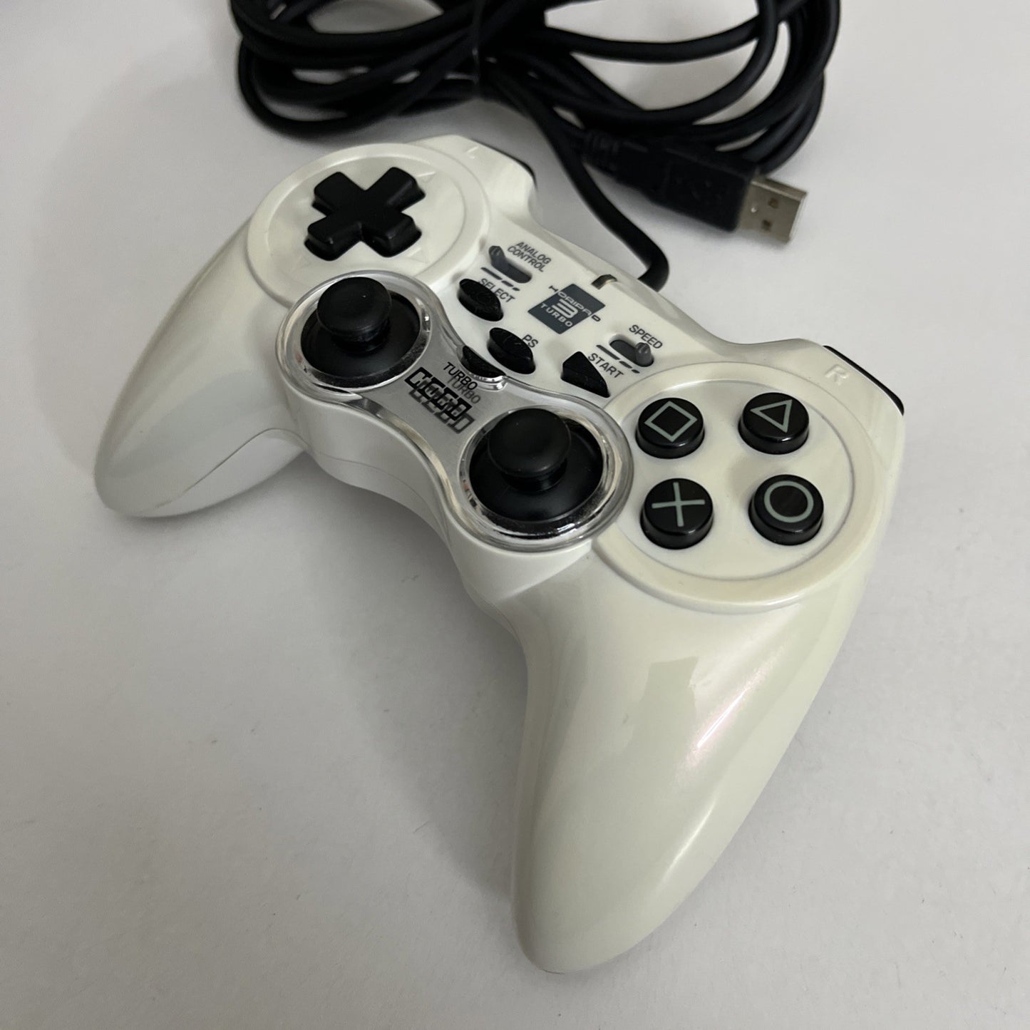 Hori Sony PS3 Horipad 3 Turbo PS3 PlayStation 3 Controller Rapid Fire White