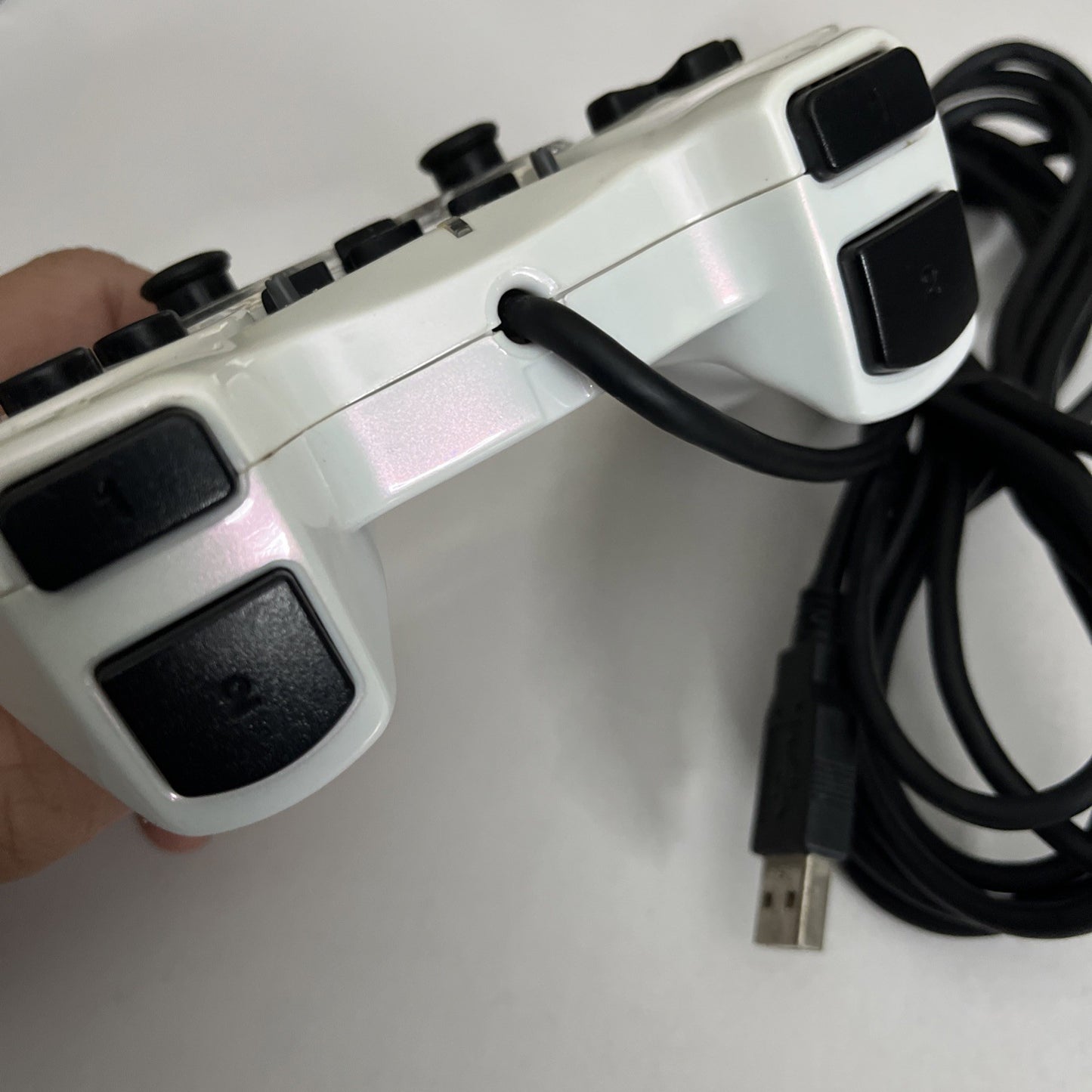 Hori Sony PS3 Horipad 3 Turbo PS3 PlayStation 3 Controller Rapid Fire White