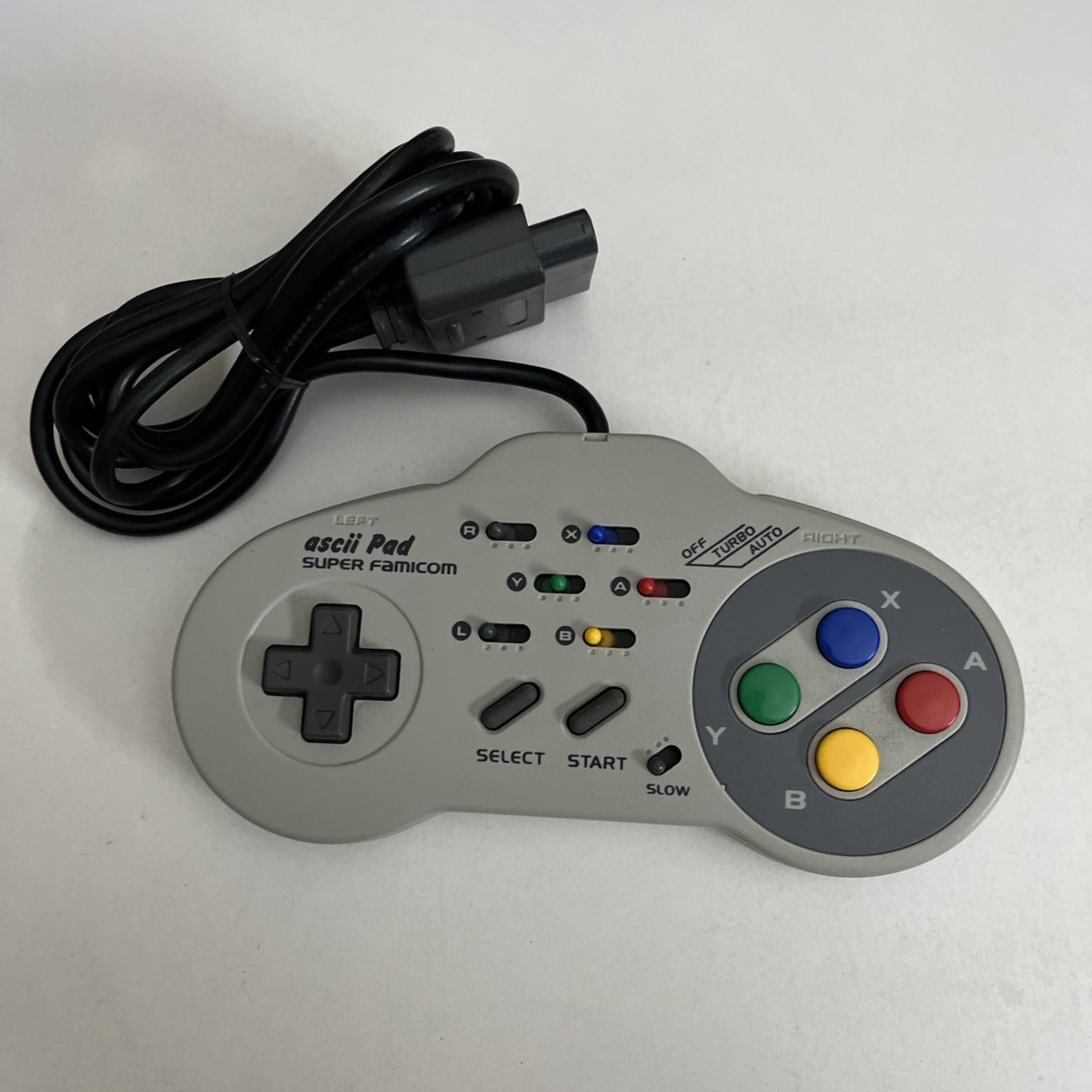 ASCII Pad Nintendo SNES Gamepad Controller Auto Rapid Fire AS-131-SP