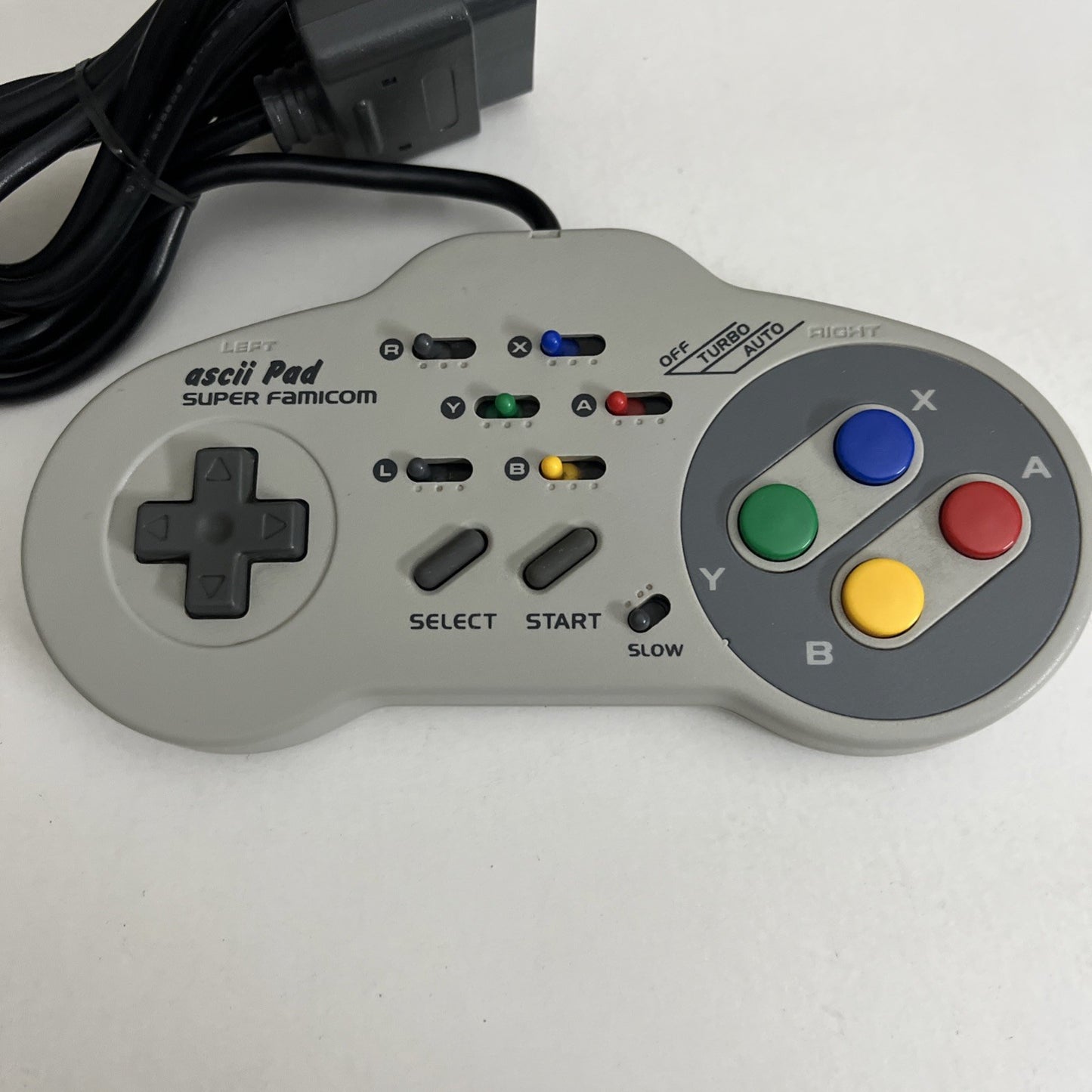 ASCII Pad Nintendo SNES Gamepad Controller Auto Rapid Fire AS-131-SP