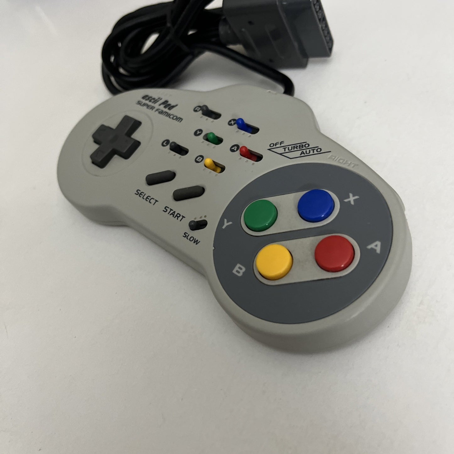 ASCII Pad Nintendo SNES Gamepad Controller Auto Rapid Fire AS-131-SP