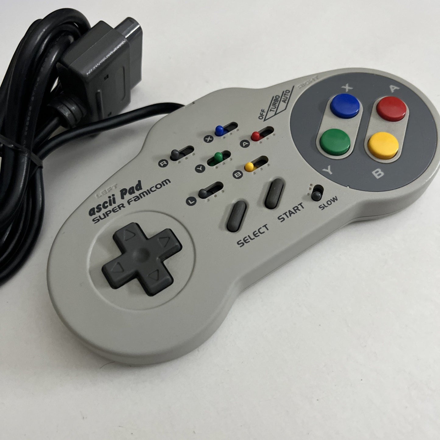 ASCII Pad Nintendo SNES Gamepad Controller Auto Rapid Fire AS-131-SP