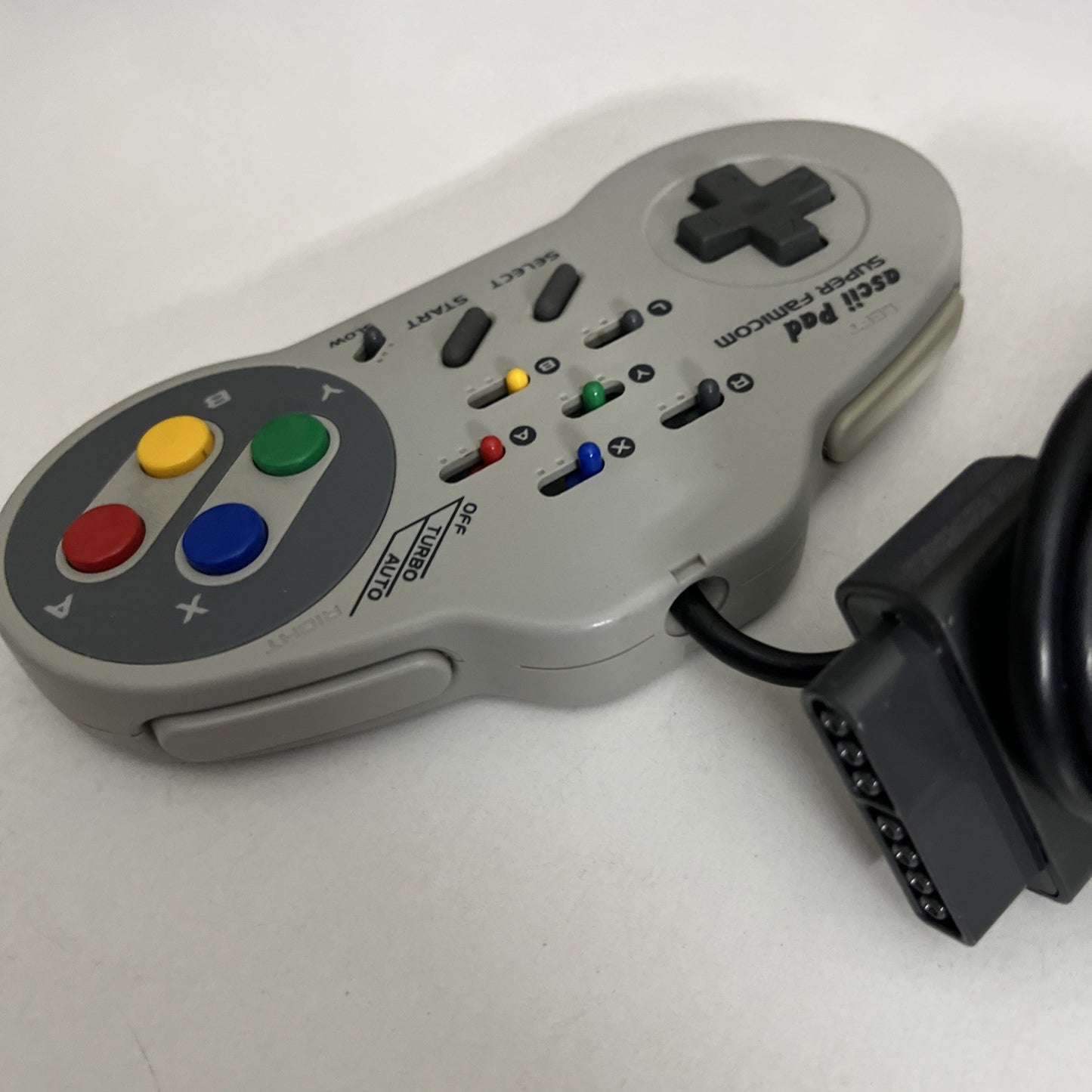 ASCII Pad Nintendo SNES Gamepad Controller Auto Rapid Fire AS-131-SP