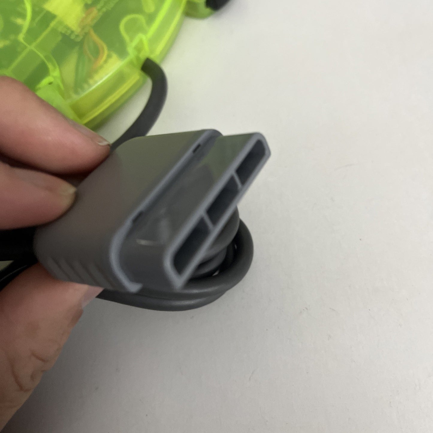 Hori Sony PlayStation Analog Sindou Fighting Controller Lime Yellow SLPH 000125