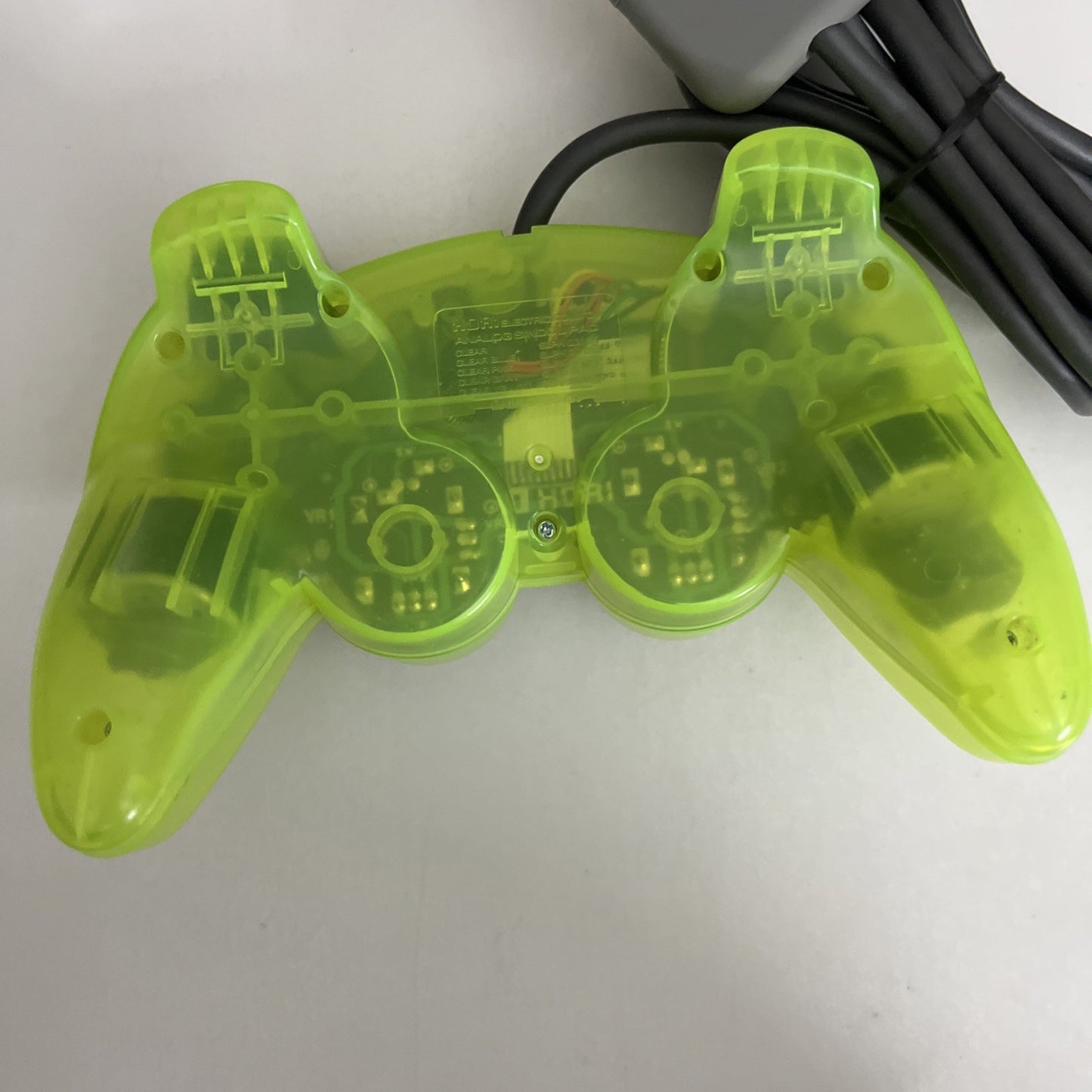 Hori Sony PlayStation Analog Sindou Fighting Controller Lime Yellow SLPH 000125