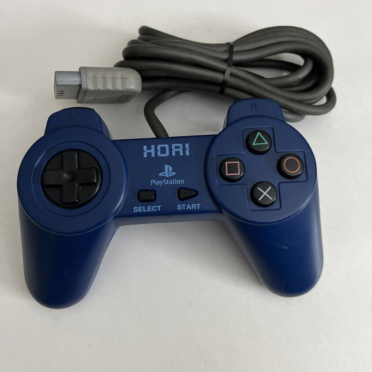 PS1 Hori Horipad Sony PlayStation Controller Gamepad PS Blue SLPH 00033