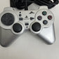 Fujiwork Analog Rensya PS2 Controller Silver With Turbo Rapid Fire