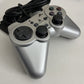 Fujiwork Analog Rensya PS2 Controller Silver With Turbo Rapid Fire