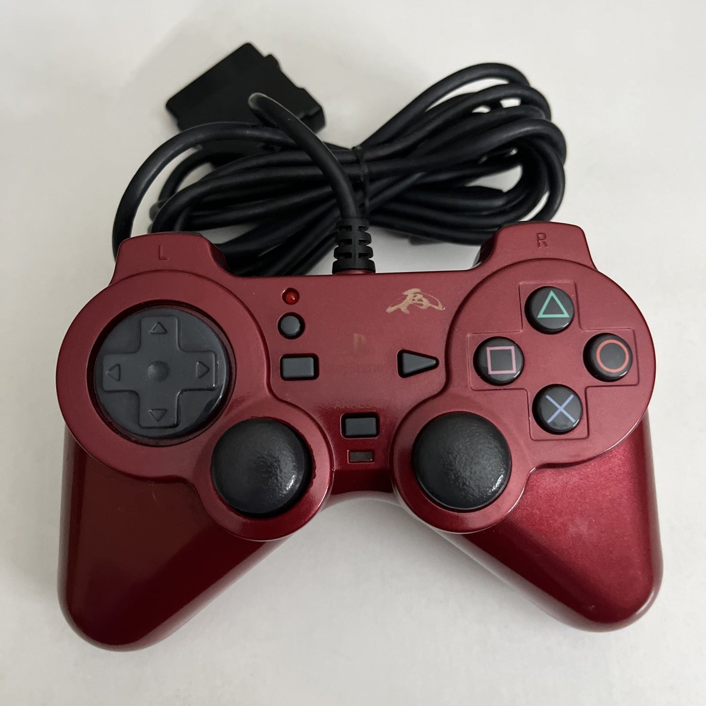 Fujiwork Rensya PS2 PlayStation Controller Red Turbo