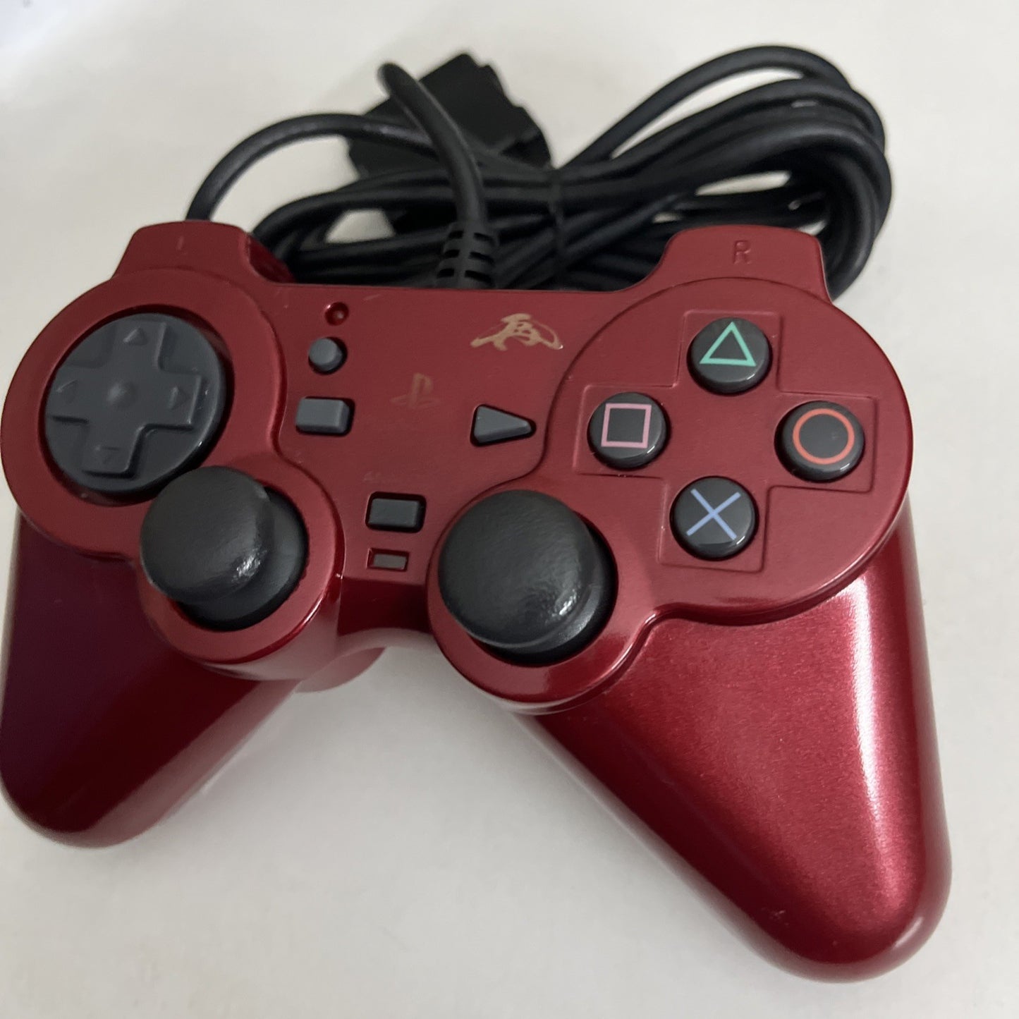 Fujiwork Rensya PS2 PlayStation Controller Red Turbo