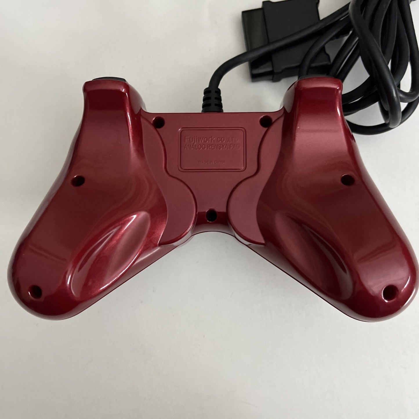 Fujiwork Rensya PS2 PlayStation Controller Red Turbo