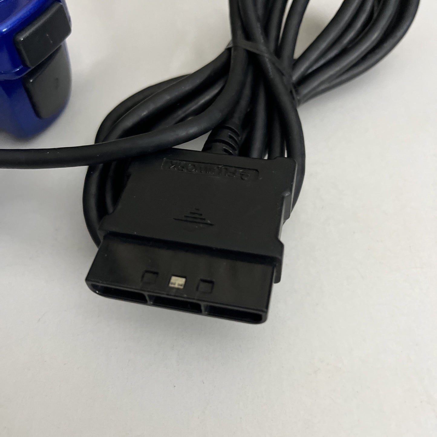 Fuijiwork PS2 PlayStation Controller Turbo Function Precise Analog Control Blue