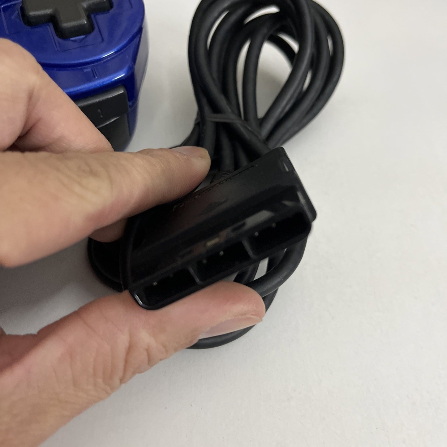 Fuijiwork PS2 PlayStation Controller Turbo Function Precise Analog Control Blue