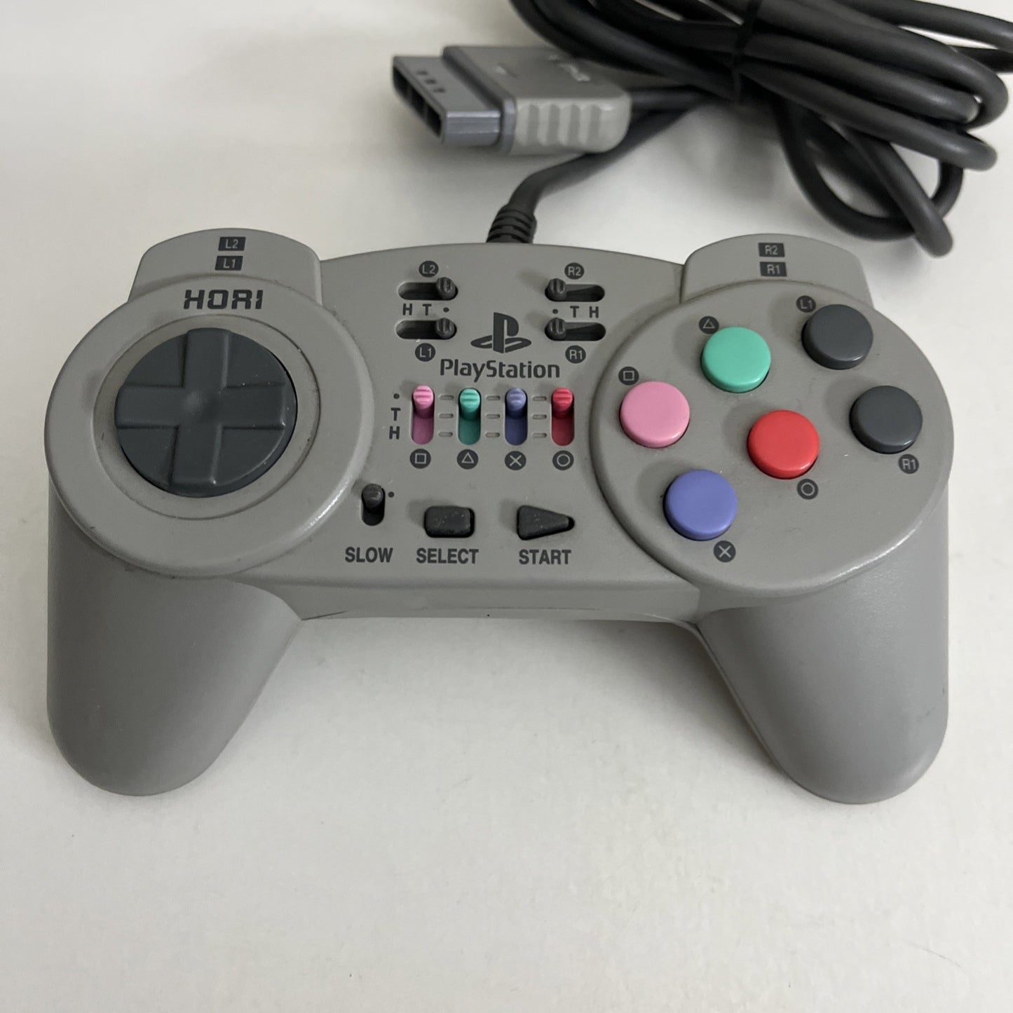 Hori Fighting Commander 10B PlayStation PS1 PS2 Controller Auto Fire HPS-09