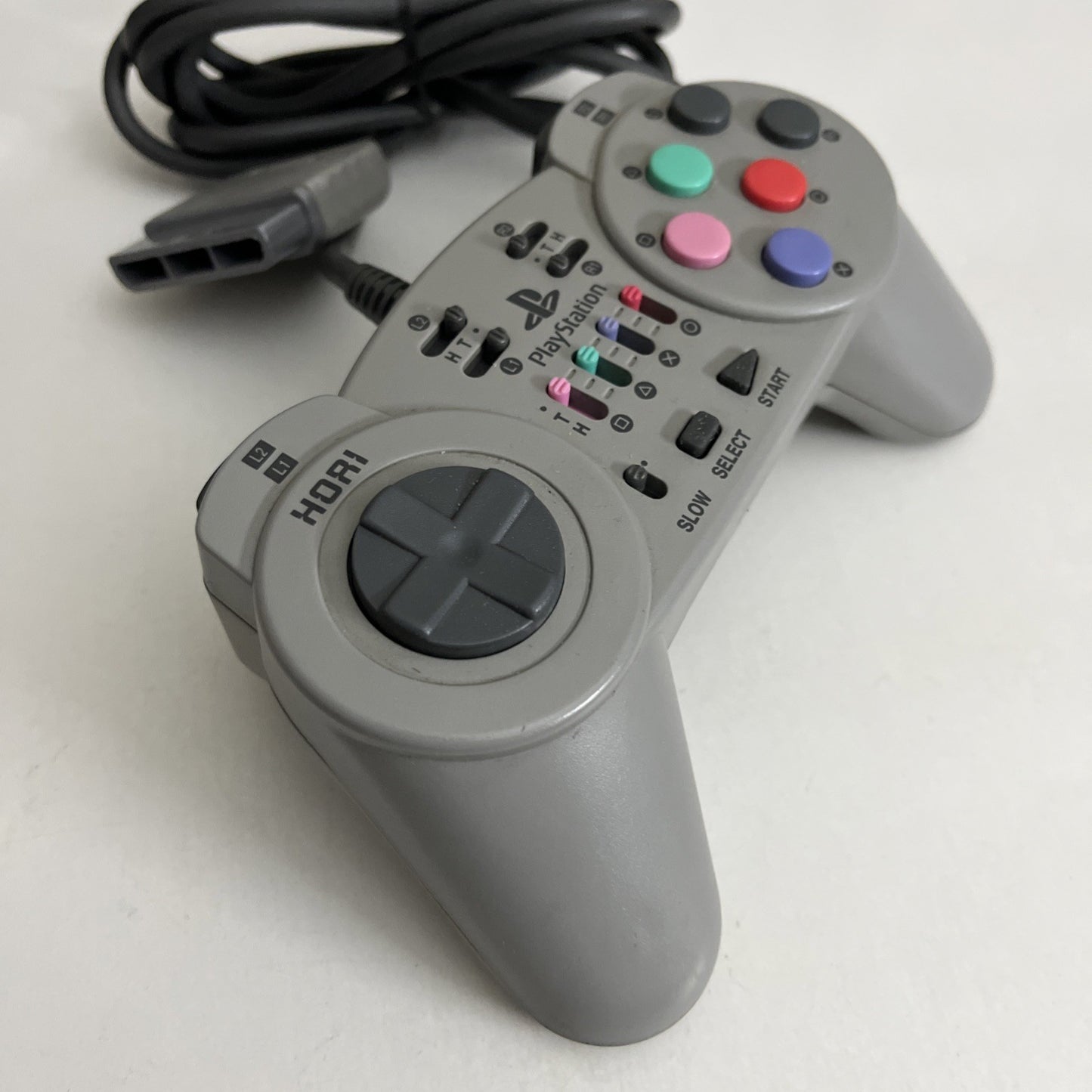 Hori Fighting Commander 10B PlayStation PS1 PS2 Controller Auto Fire HPS-09