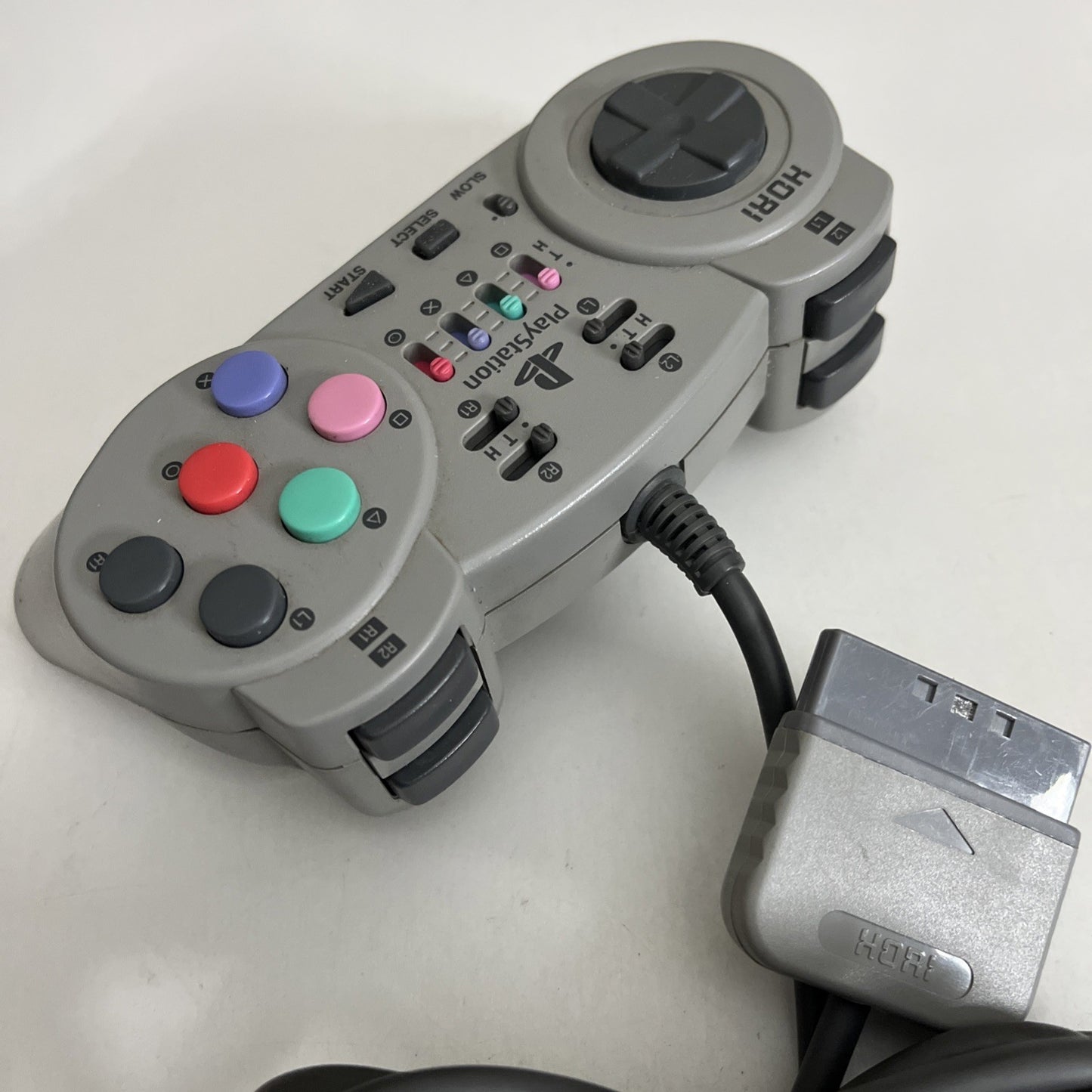 Hori Fighting Commander 10B PlayStation PS1 PS2 Controller Auto Fire HPS-09