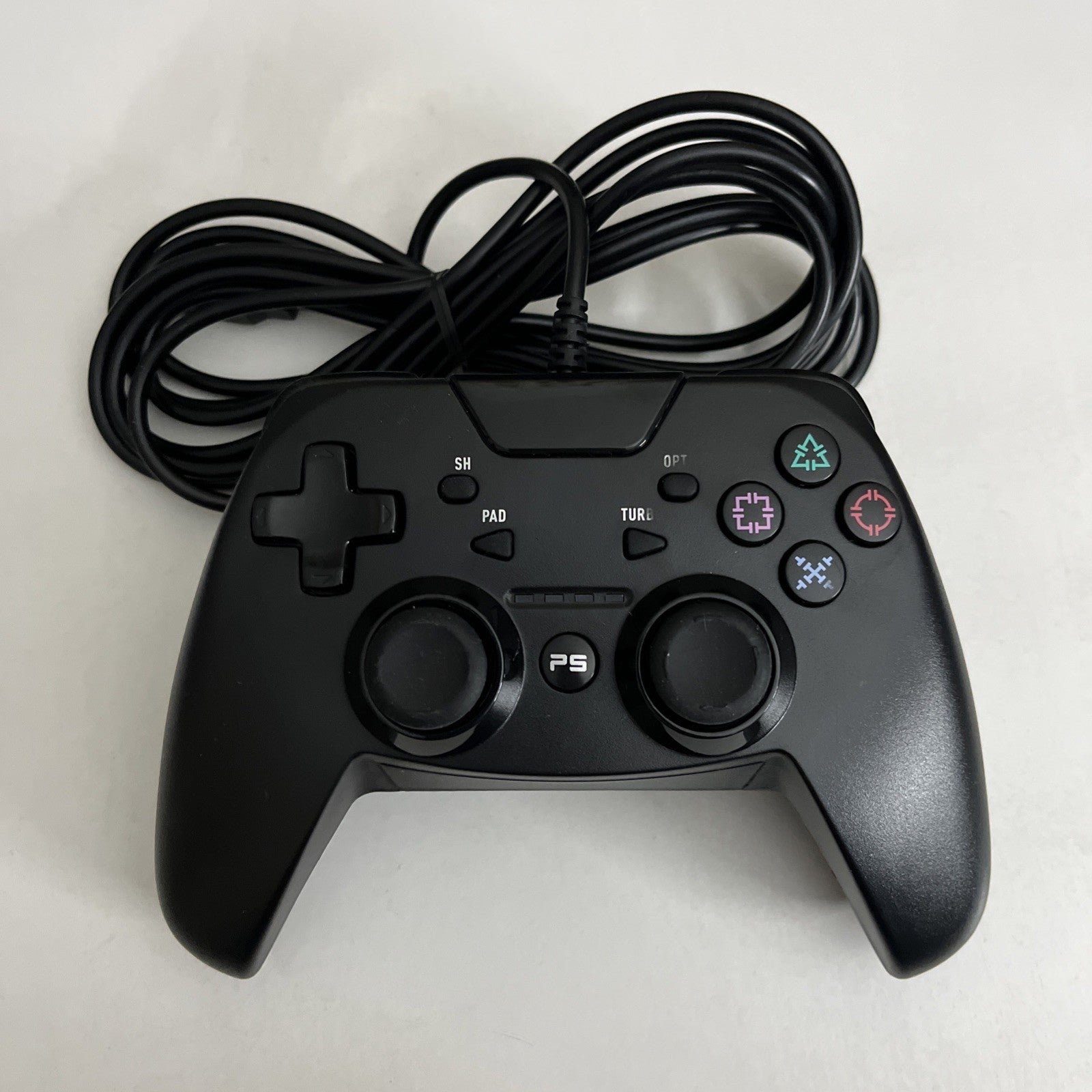 Play Back Controller Playback PS4 Sony PlayStation Controller Turbo Function USB Wired ...