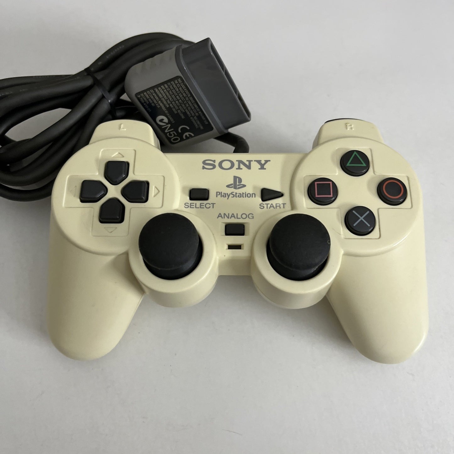 Genuine Official Sony PlayStation Analog PS1 PS2 Controller SCPH-1200 White