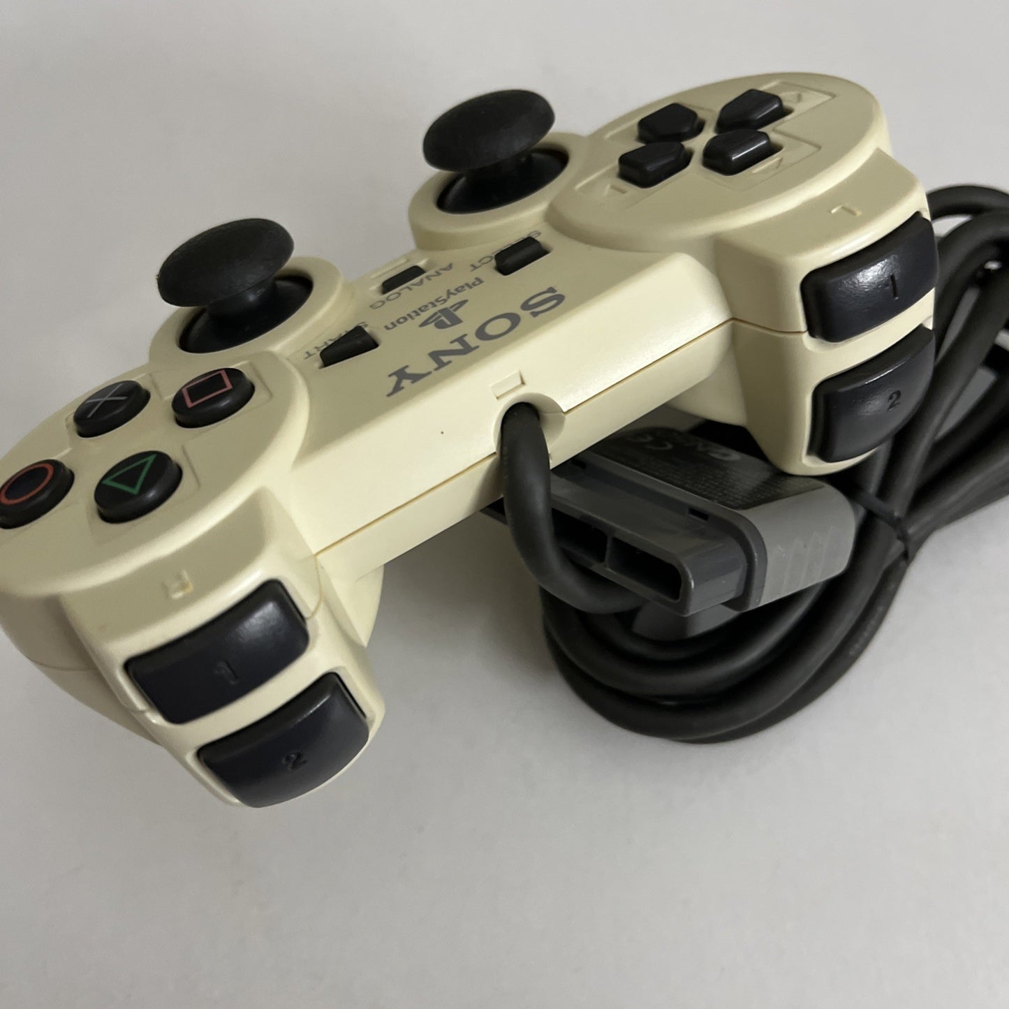 Genuine Official Sony PlayStation Analog PS1 PS2 Controller SCPH-1200 White